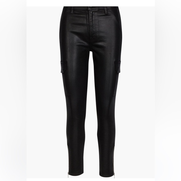 7 for all man kind coated skinny cargo pants - Picture 1 of 5